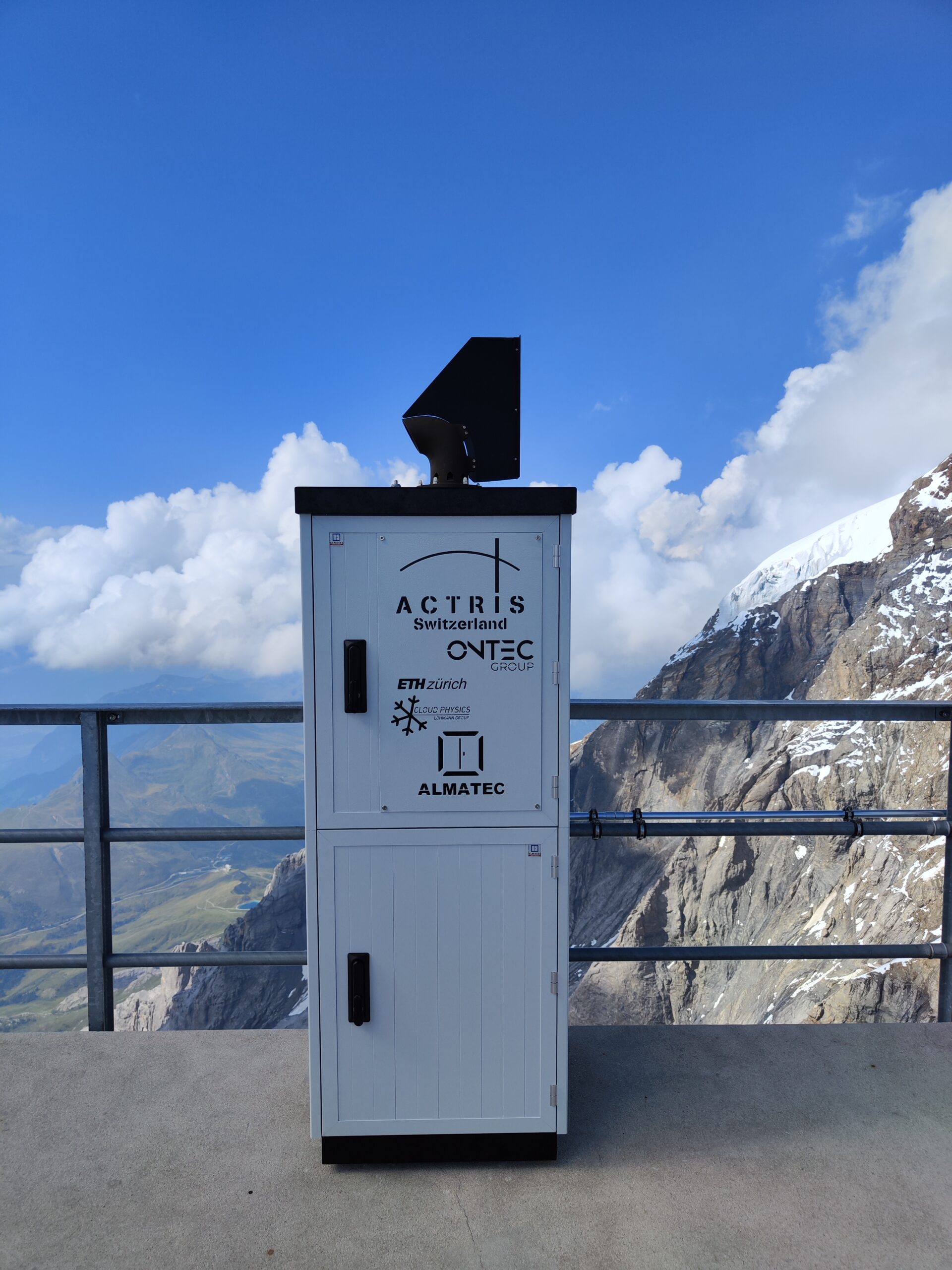 Fig. 1 FM-100 with new design for ACTRIS-CH CIS measurement. Photo credit: Dr. Cuiqi Zhang